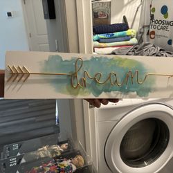 Hangable Dream Sign 