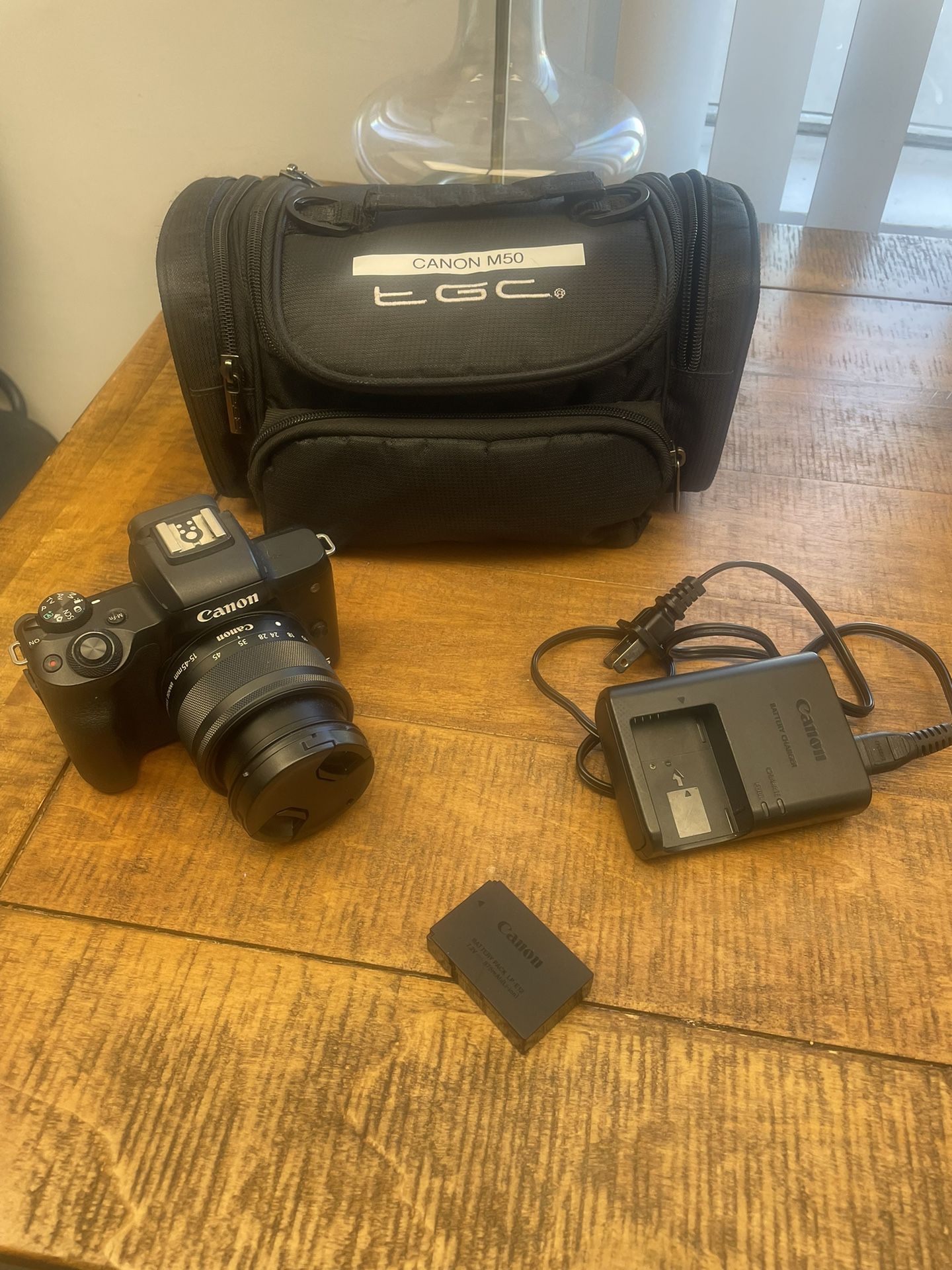 Canon EOS M50 Mirrorless Digital Camera With EF-M 15-45mm Lens