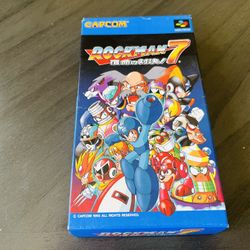 Megaman 7 Super NES Japanese Version 
