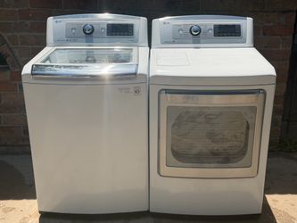 Washer and electric dryer lavadora y secadora eléctrica