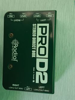 Radial ProD2 2-channel Passive Instrument Direct Box