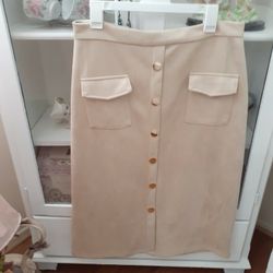 FAUX SUEDE SKIRT SIZE XL