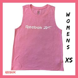 *NWT Womens Reebok Pink Muscle Top Sz:XS