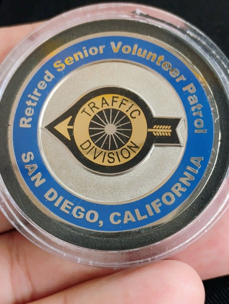 San Diego Police Senior Traffic Patrol Challenge Coin