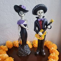 Day Of The Dead Dia De Los Muertos Catrina Catrin Dolls Couples New