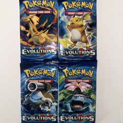 Pokemon XY Evolutions Booster Pack Art Set