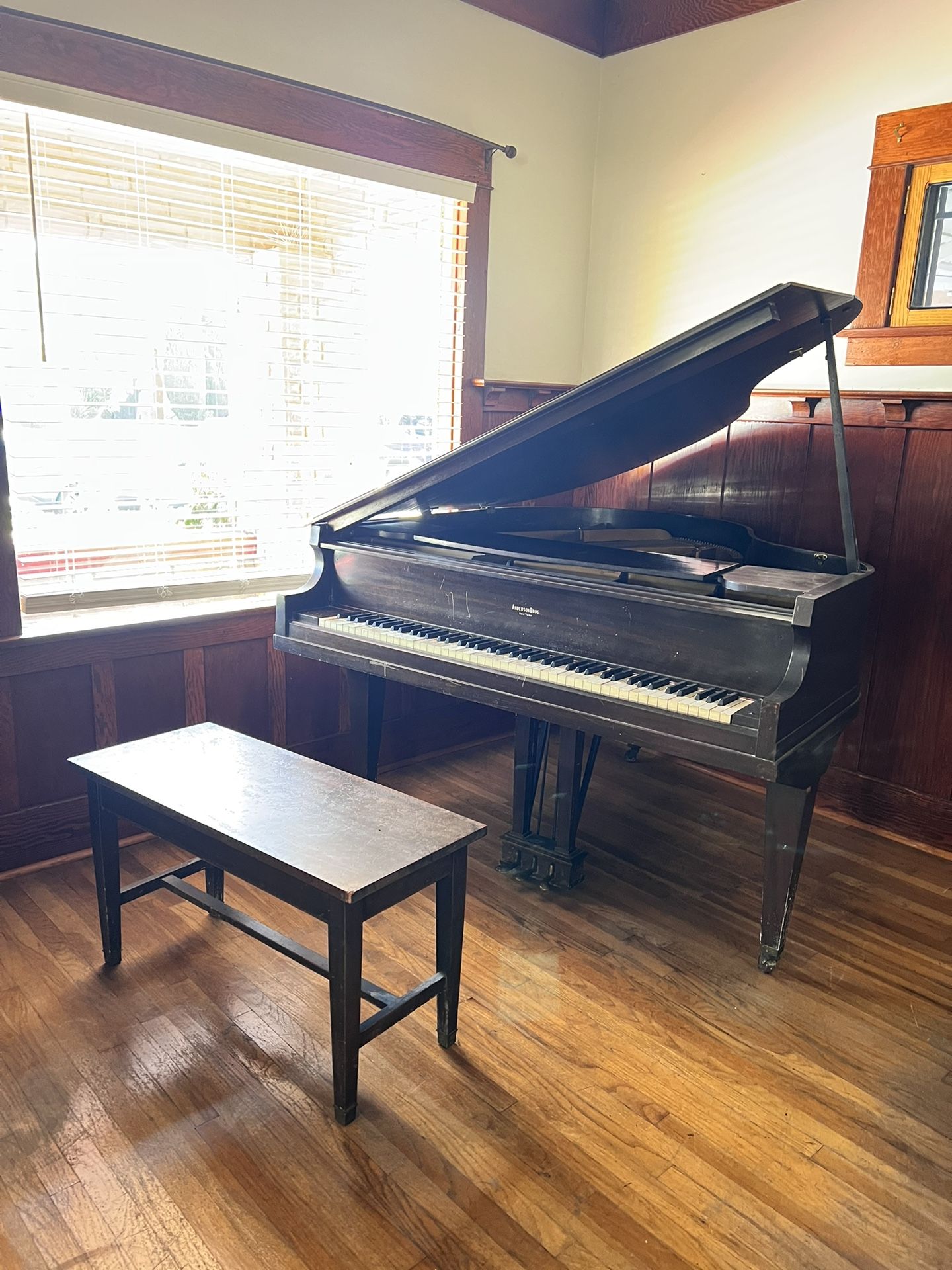 Vintage Anderson Baby Grand piano