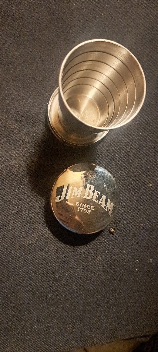 Collapsible, Shot glass.