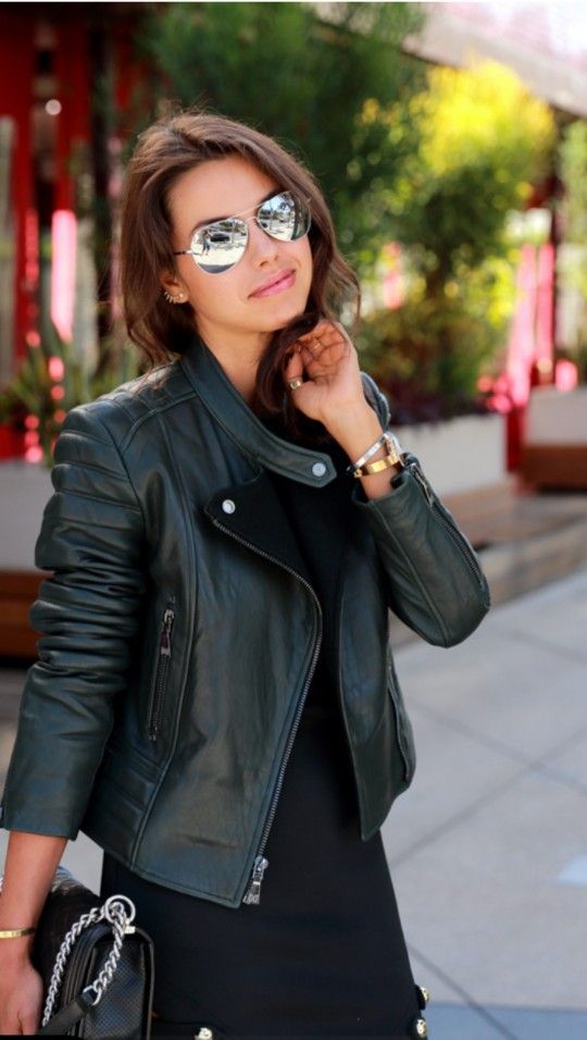 Leather Moto(Dawn Levy BLOOMINGDALE'S)
