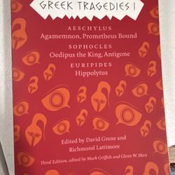 GREEK TRAGEDIES I