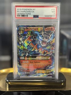 M Charizard EX - Pokemon 2016 Generations #12 NM-MT PSA 7