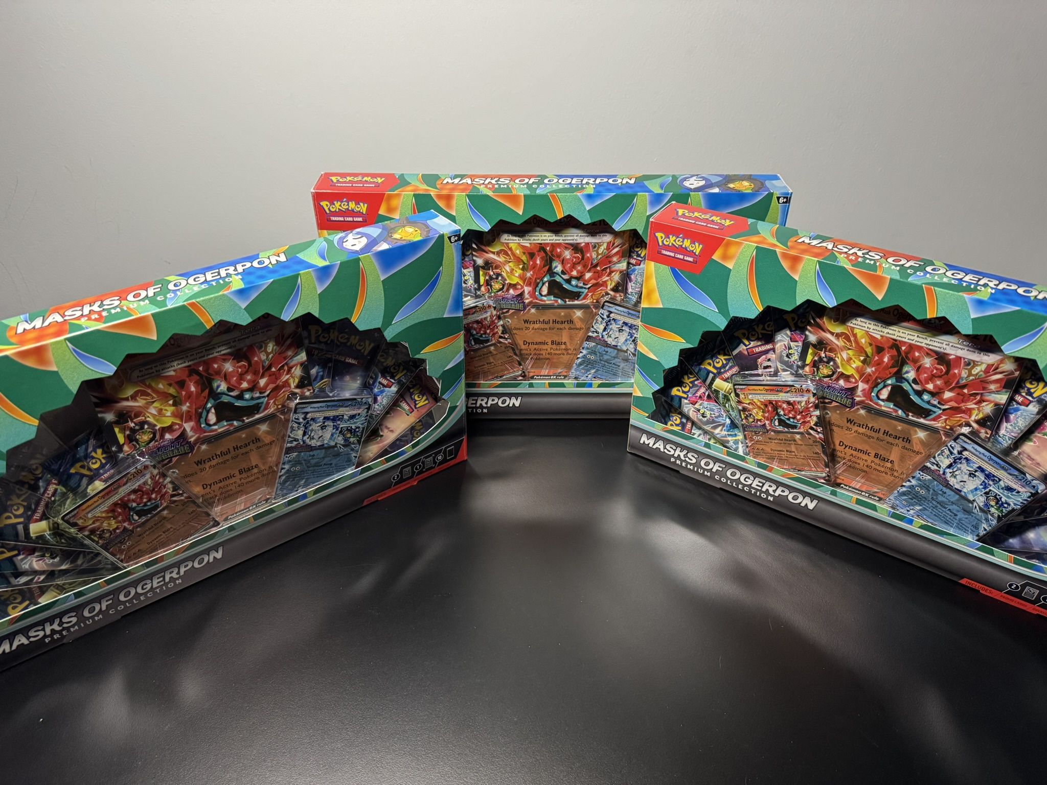 Pokemon TCG Masks of Ogerpon Premium Collection Box Sealed New (3 Boxes)
