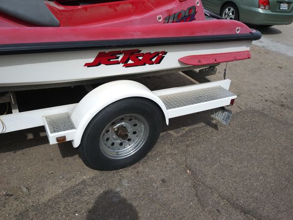 Zieman double trailer everything works. No skis. pink in 