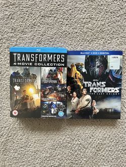Transformers 1-5 Full Saga By Micheal Bay Blu-Ray Set