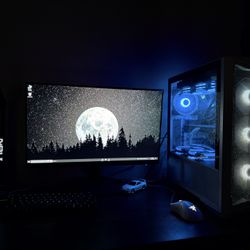 Gaming Pc and Monitor 
