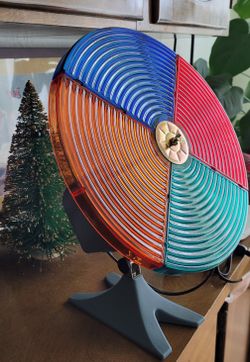 Christmas Tree Rotating Color Wheel