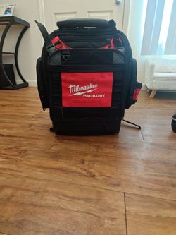 Milwaukee tool bag back pack pack out bag