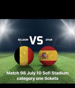 World Cup Quarterfinals LA Spain vs Belgium