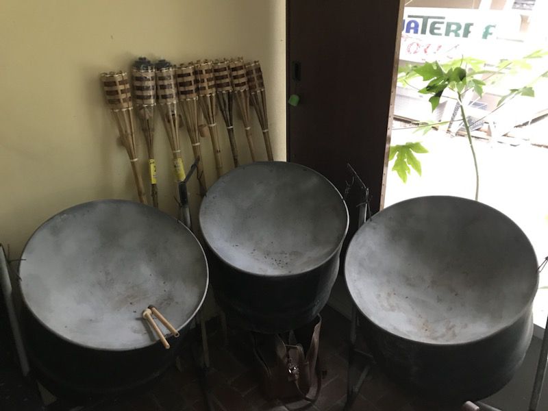 Steel drum set