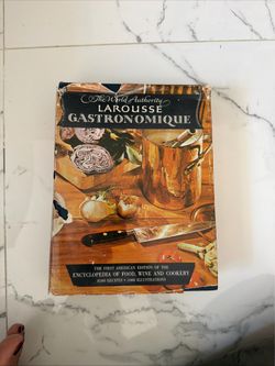 Vintage Cooking Book Larousse Gastronomique Encyclopedia Food Wine Cookery, 1970, Illustrated HB/DC