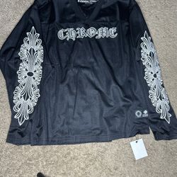 Black White Chome Hearts Jersey Small & Med