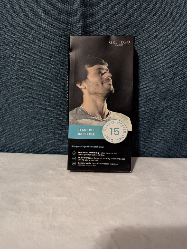 GRETEGO Nasal Dilator Anti-Snoring Kit - New (Open Box)