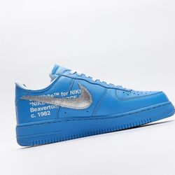Nike Air Force 1 Lo Off White Mca University Blue