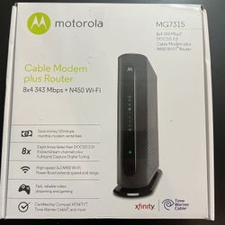 Motorola Cable Modem Plus Router 