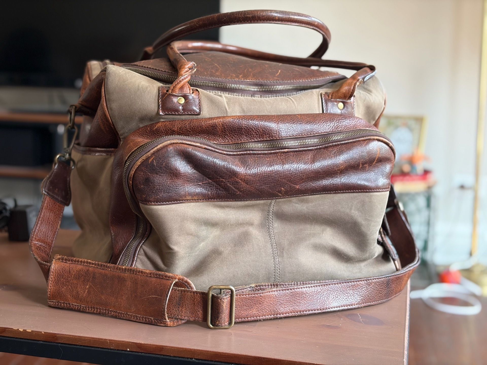 Moore & Giles Leather Utility and Travel Bag