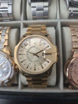 Diesel Master Chief Gold Watch