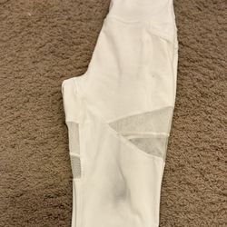 White Lululemon Legging Size 8