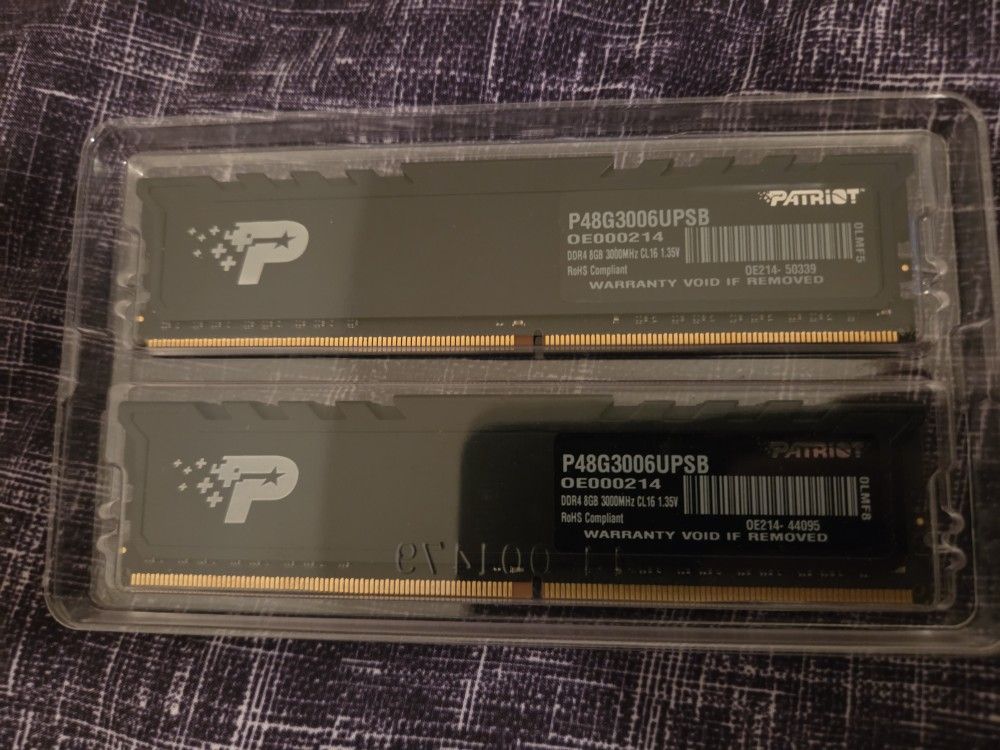 16gb DDR4 3000 MHz Patriot RAM