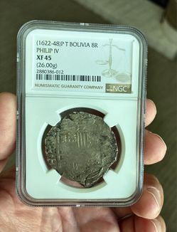 (1622-48)P T BOLIVIA 8R PHILIP IV