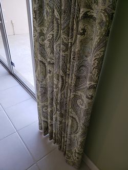 Custom drapes 96" tall