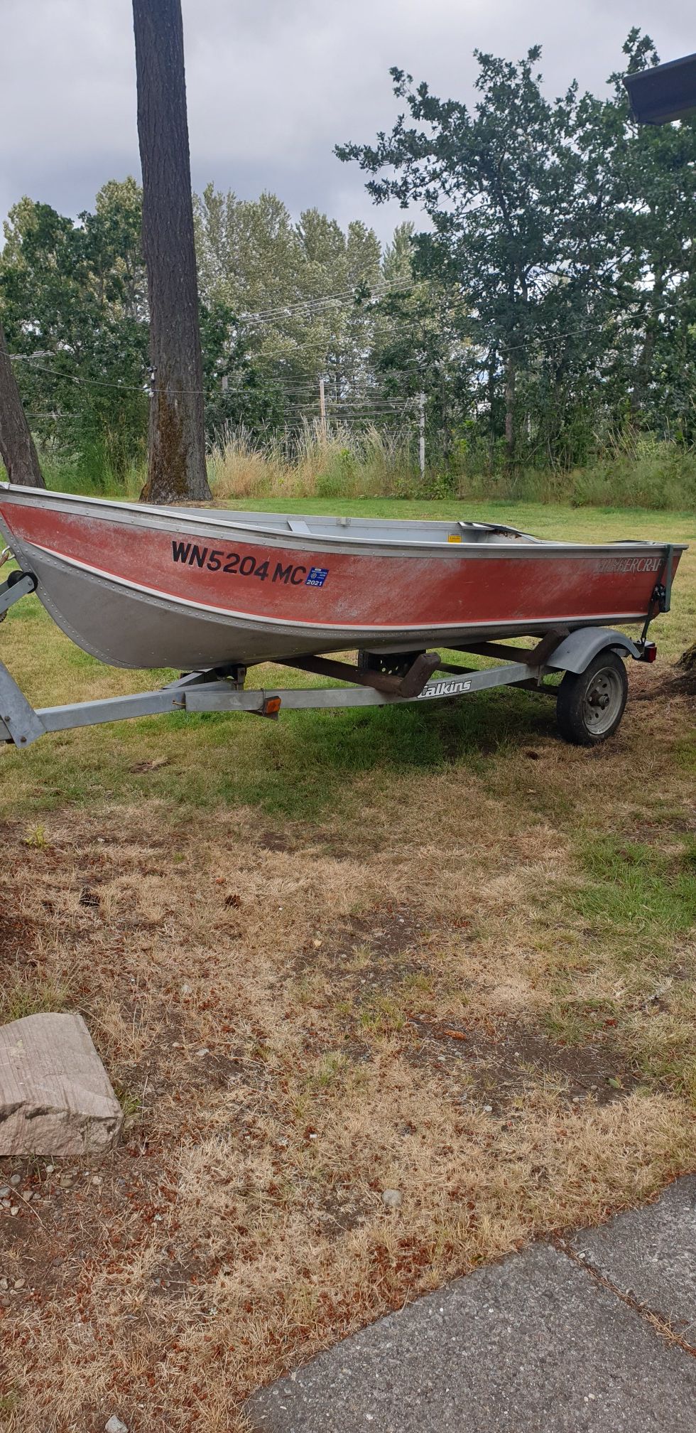 12 FOOT HARBERCRAFT ALUM. BOAT