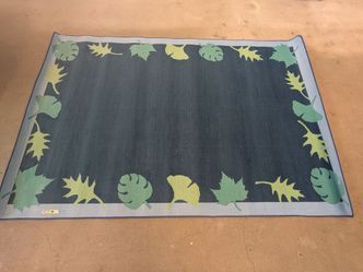 Blue Leaf Classroom Carpet