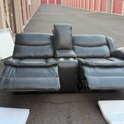 Comfort Power Reclining Loveseat with Console  That's all it comes with.