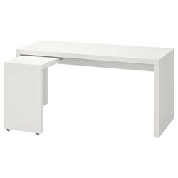 Modern White Desk – Like New