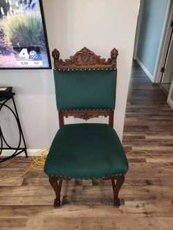 RJ HORNER CA. 1890 HAND CARVED CHAIRS