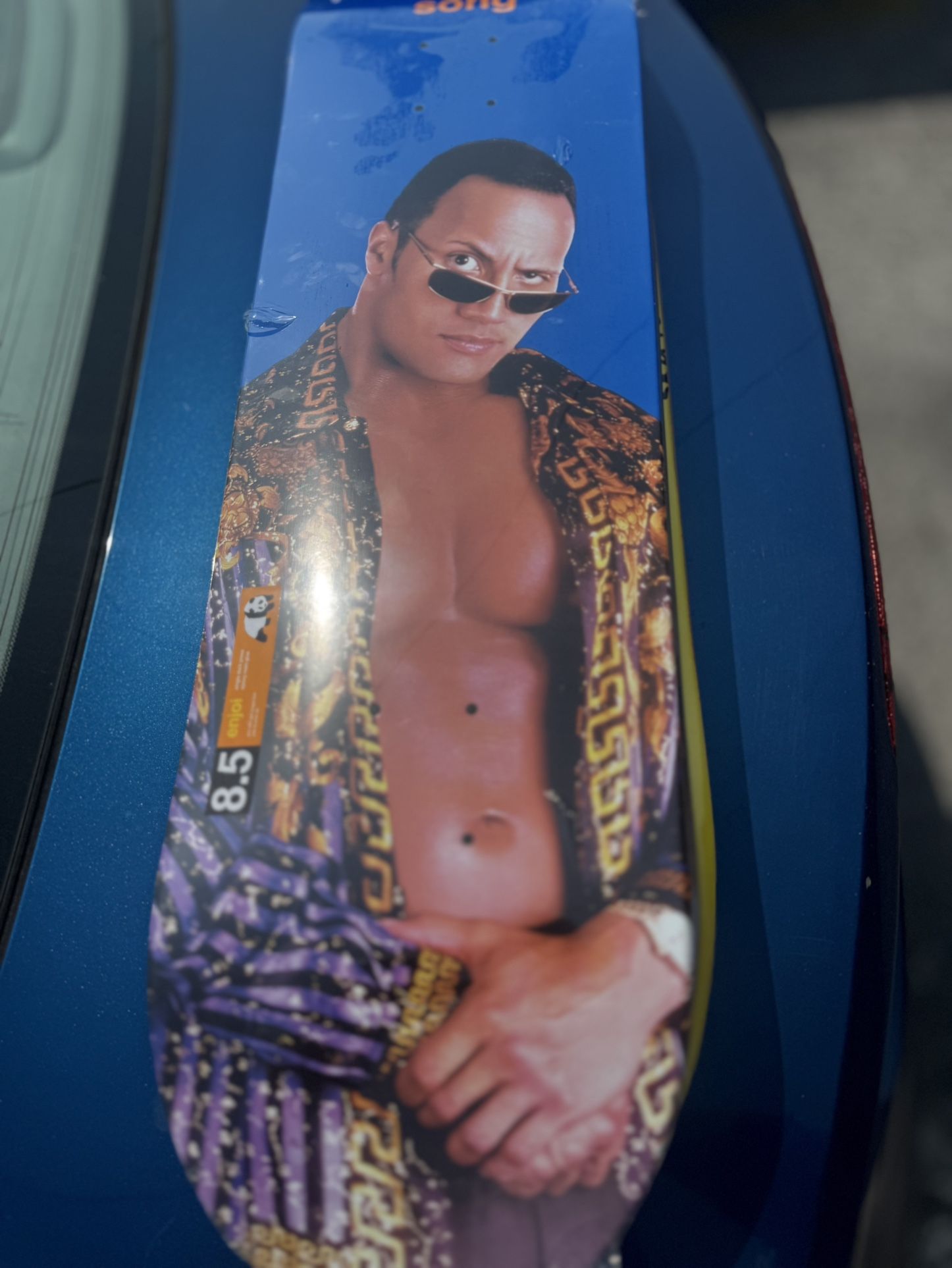 Enjoi Daewon Song Skateboard Deck 8.5” Dwayne The Rock WWE WWF Resin 7 Retired