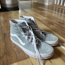 Vans Men’s 8 Women’s 9.5 Blue-Gray High Tops