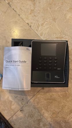 NG Teco Time Clock w2 model