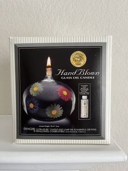 Candle - Glass Oil Style