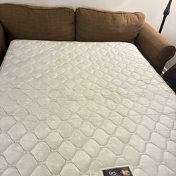 Queen Size Sertapedic Sleeper Sofa