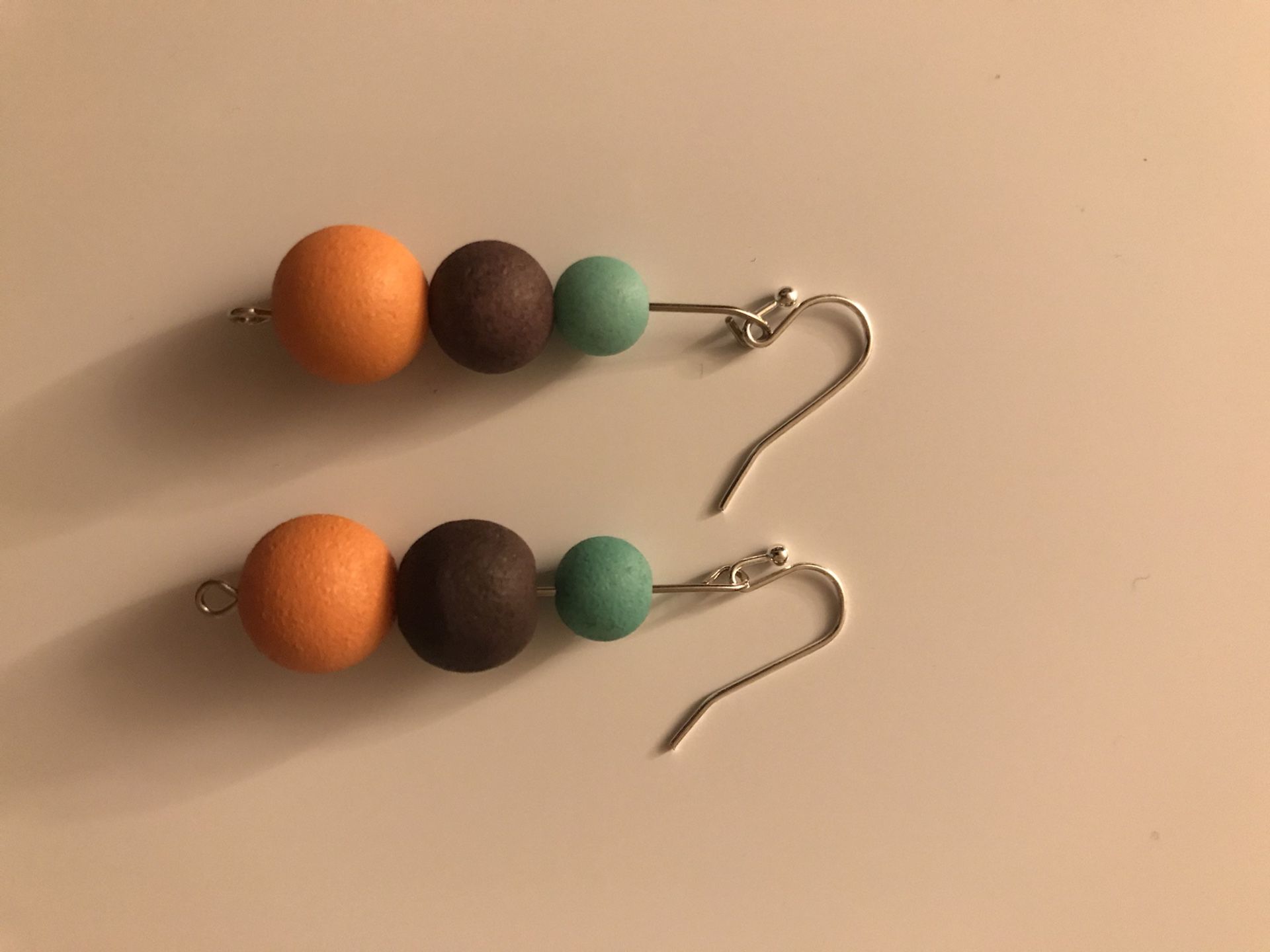 Gum ball drop earrings