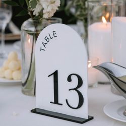 Wedding Table Numbers