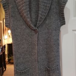 Mercer & Madison Long Gray Cardigan Sweater