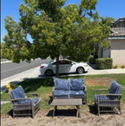 Four-piece patio chair set outdoor patio furniture high quality patio set deep seating cushions β
πβοΈπΊ