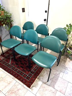 Chairs  brewer medical  side chair metal and leather  seat very good condition