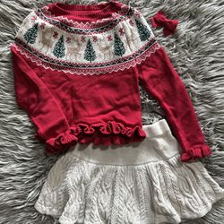 Girl Christmas Outfit 5/6